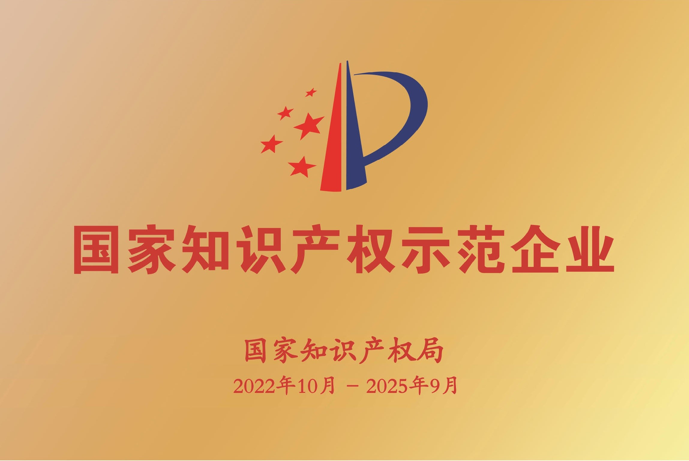 公司被確認為國家知識產(chǎn)權示范企業(yè) 國家知識產(chǎn)權示范企業(yè)